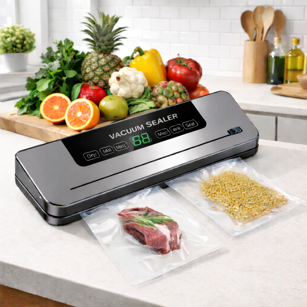 Aparat de vidat vacuum sealer + 10 pungi CADOU