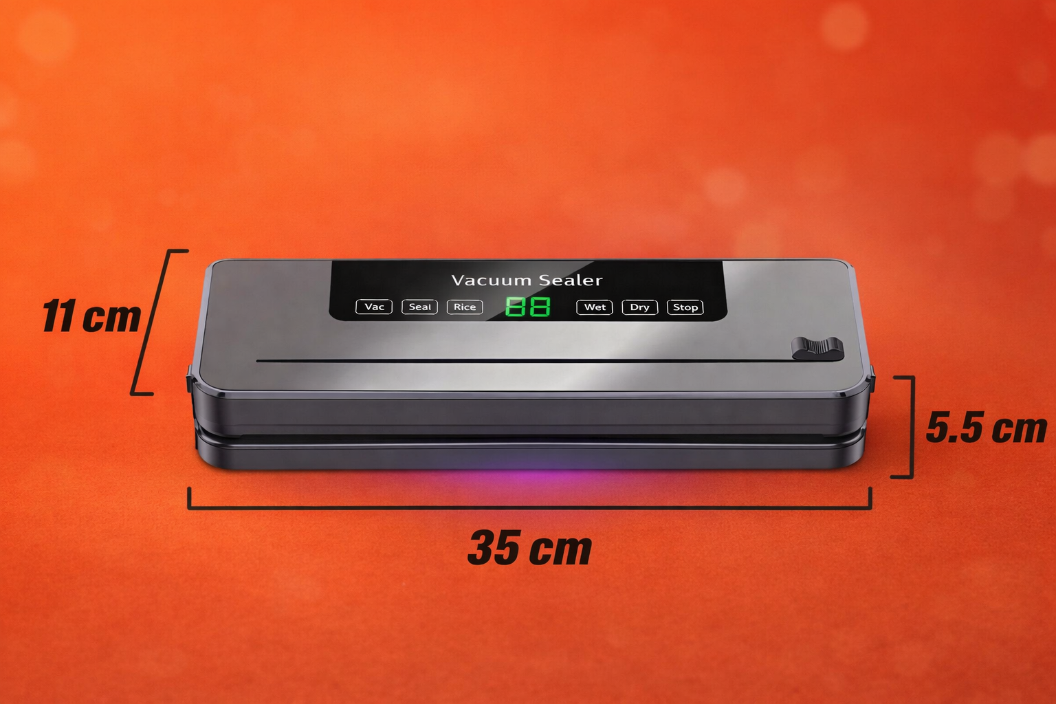 Aparat de vidat vacuum sealer + 10 pungi CADOU