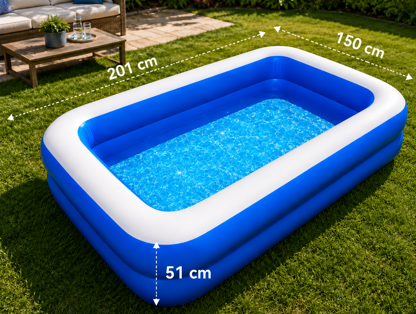 Piscină gonflabilă de familie + CADOU SURPRIZǍ