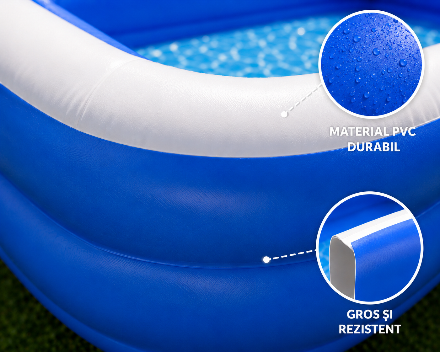 Piscină gonflabilă de familie + CADOU SURPRIZǍ