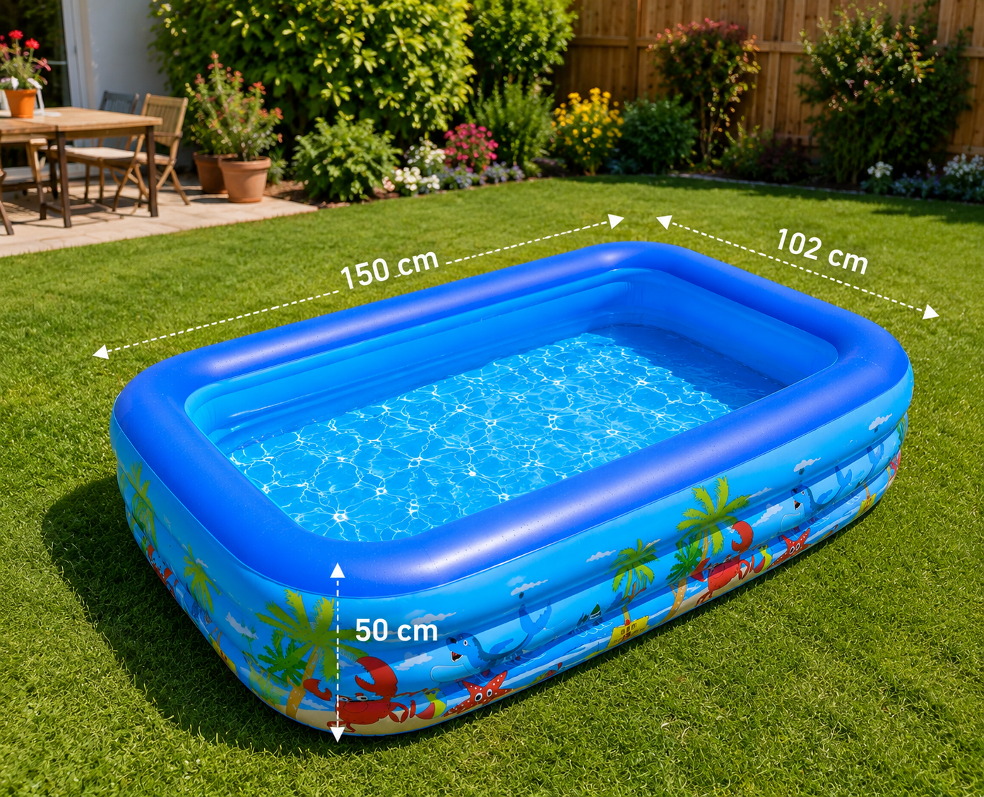 Piscinǎ gonflabilǎ pentru copii + CADOU SURPRIZǍ