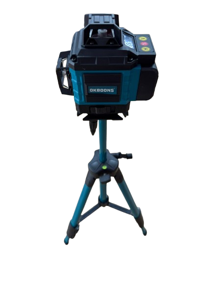 Nivelă Laser Profesională 3D (16 Linii Verzi) - 2 Baterii de 5000 mAh Reîncărcabile Incluse