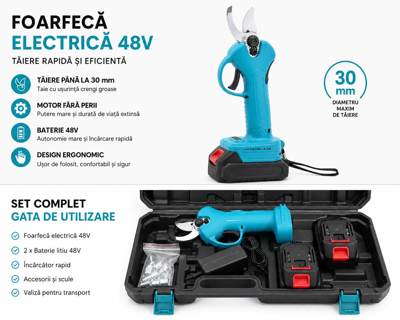 Foarfecă Electrică cu acumulator